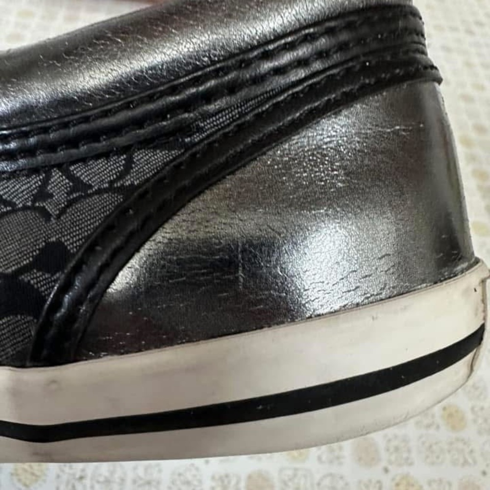 Coach Black and White Sneakers - Picture 5 of 9